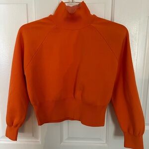 Zara Vibrant Orange Knit Top